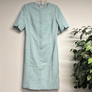 Per Se Light Mint Green Midi Dress